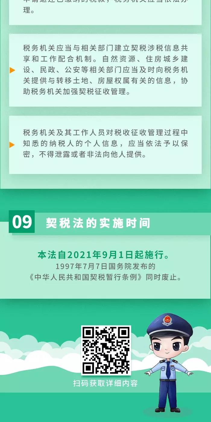 契稅法9月1日起施行！ 